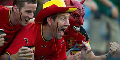 supporters foot belges diables rouges