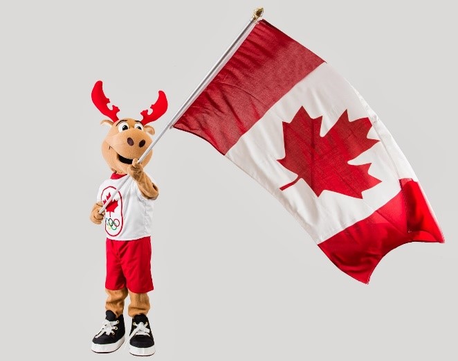 canada drapeau mascotte